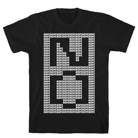 Nope Ascii Art T-Shirt