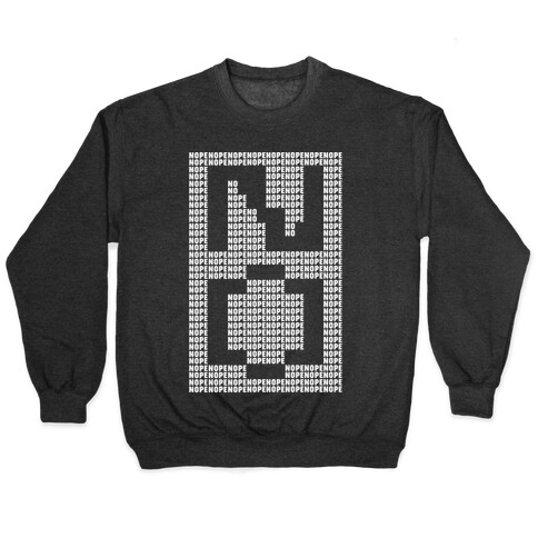 Nope Ascii Art Pullover