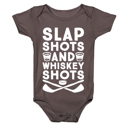 Slap Shots And Whiskey Shots Baby One-Piece