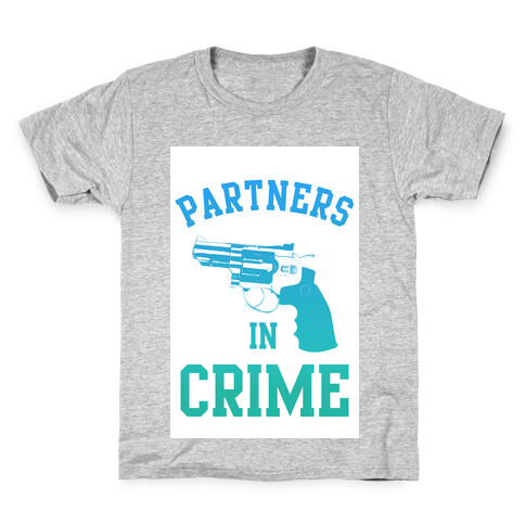 Partners in Crime (Blue) Kids T-Shirt