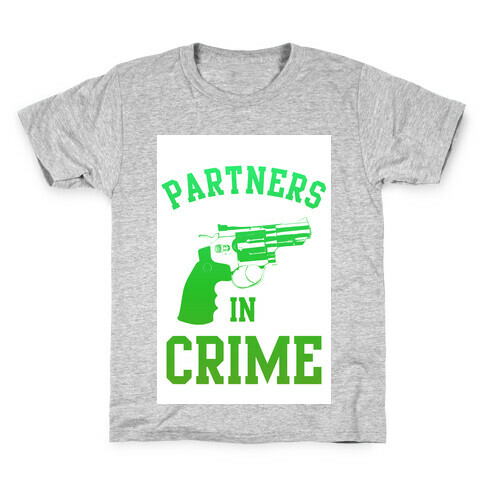 Partners in Crime (Green) Kids T-Shirt
