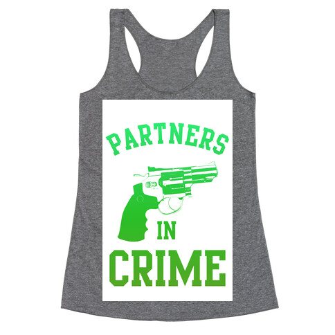 Partners in Crime (Green) Racerback Tank Top