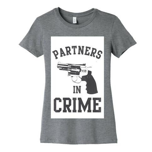 Partners in Crime Vintage (Right) Womens T-Shirt