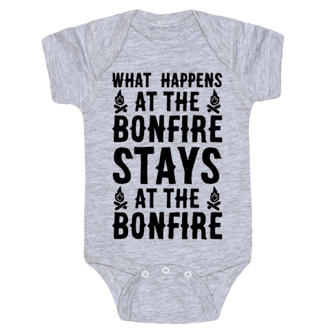 What Happens At The Bonfire Baby One-Piece