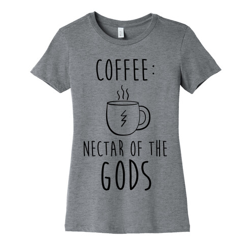 Coffee: Nectar of the Gods Womens T-Shirt