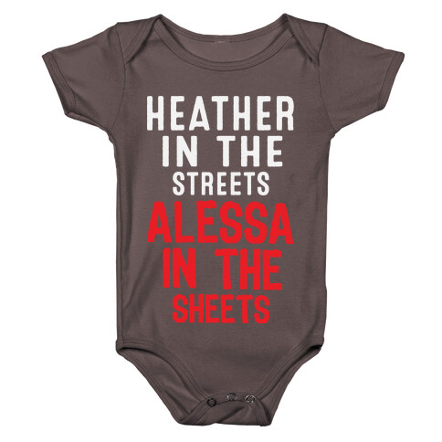 Heather in the Sheets Baby One-Piece