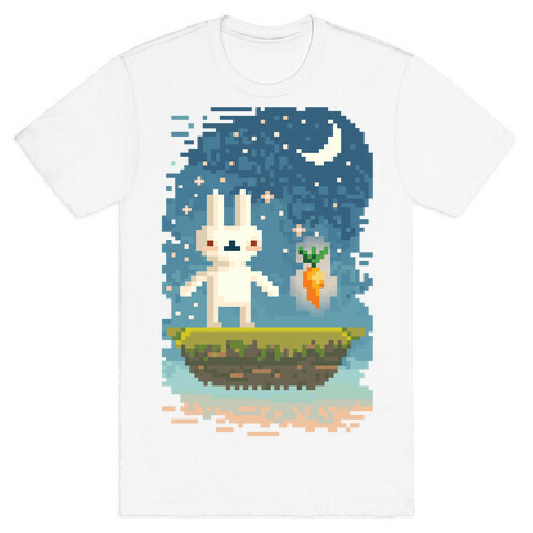 Pixel Bunny and Pixel Carrot T-Shirt