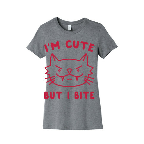 I'm Cute But I Bite Womens T-Shirt