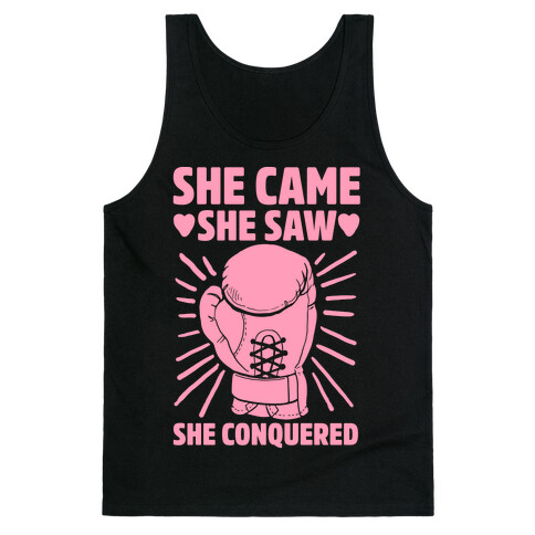 She Came She Saw She Conquered Tank Top