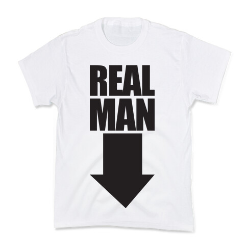 Real Man (Workaholics Edition) Kids T-Shirt