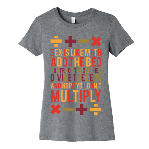 Sex is Math Womens T-Shirt