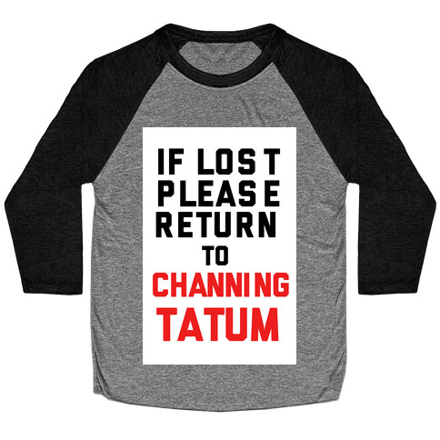 If Lost... Baseball Tee