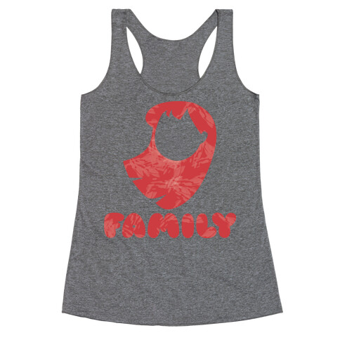 Ohana Means Family (family Half) Racerback Tank Top