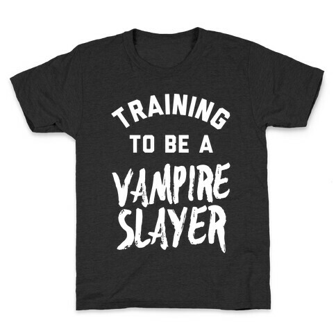 Training To Be A Vampire Slayer Kids T-Shirt
