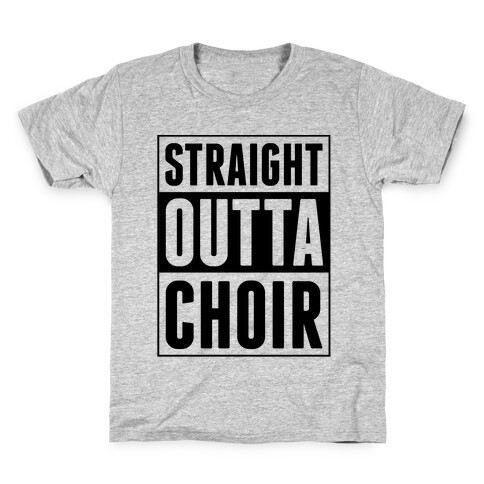 Straight Outta Choir Kids T-Shirt