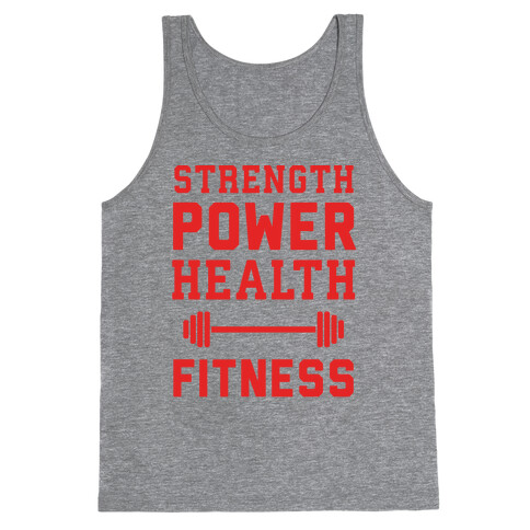 Strength, Power, Health - Fitness Tank Top