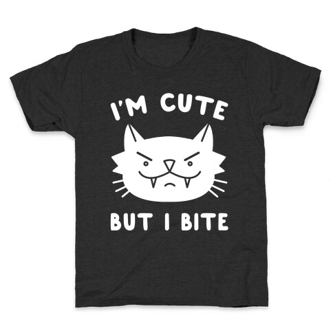 I'm Cute But I Bite Kids T-Shirt