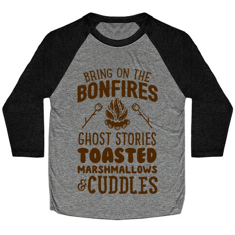 Bring On The Bonfires Baseball Tee