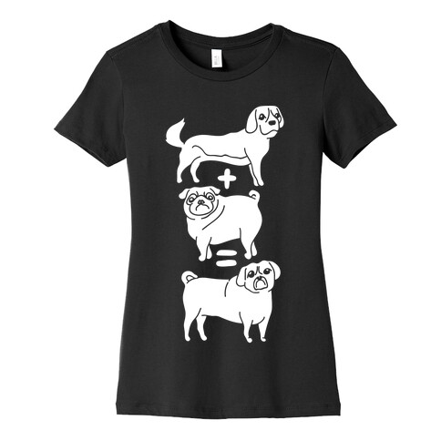 Puggle Equation Womens T-Shirt