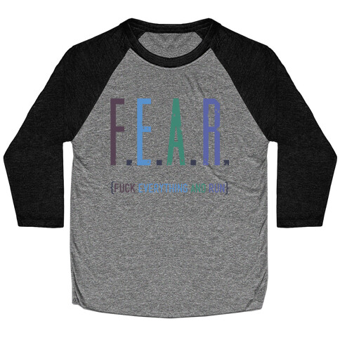 Fear Baseball Tee