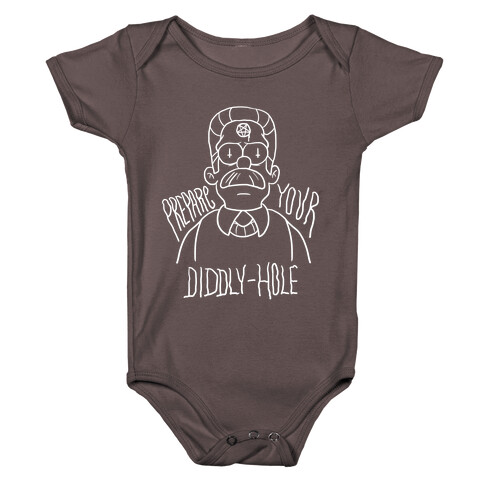 Prepare Your Diddly-Hole Baby One-Piece