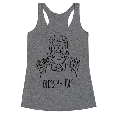 Prepare Your Diddly-Hole Racerback Tank Top