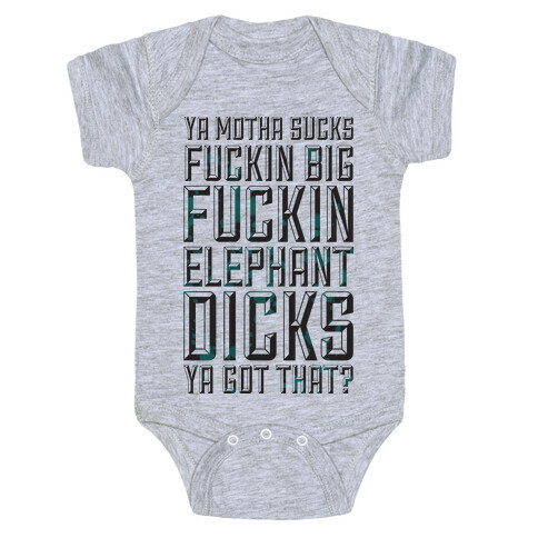 Big Elephant Dicks Baby One-Piece