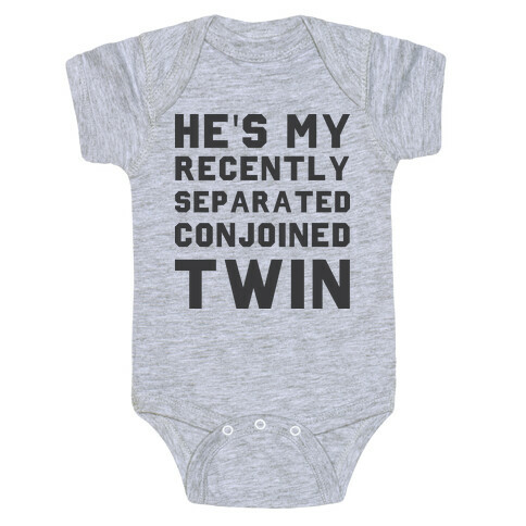 Conjoined Twin (Couples) Baby One-Piece