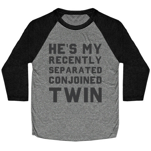 Conjoined Twin (Couples) Baseball Tee