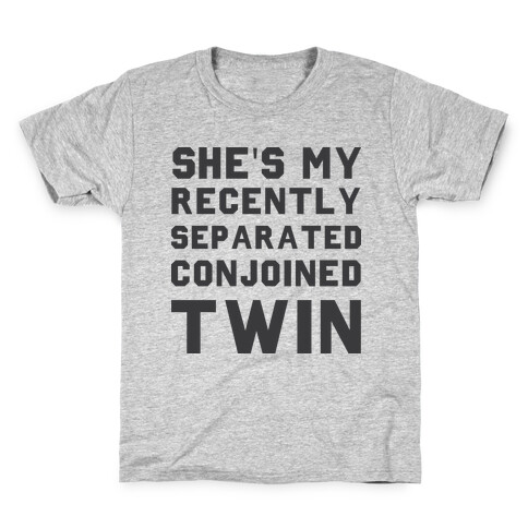 Conjoined Twin (Couples) Kids T-Shirt