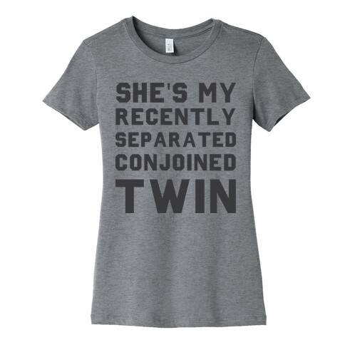 Conjoined Twin (Couples) Womens T-Shirt