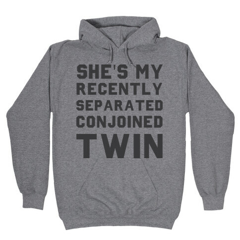 Conjoined Twin (Couples) Hooded Sweatshirt
