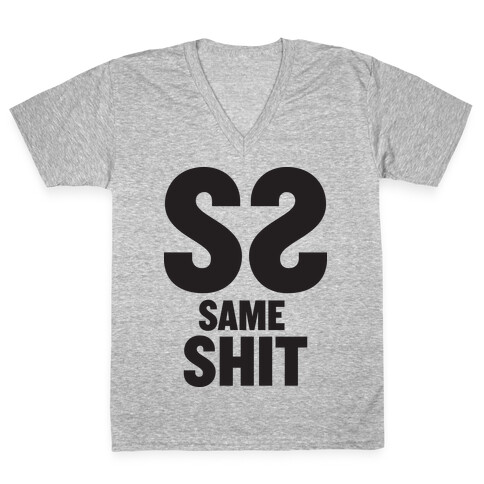 BFF Same Shit (Tank) V-Neck Tee Shirt