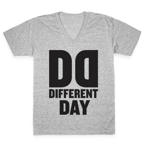 BFF Different Day (Tank) V-Neck Tee Shirt