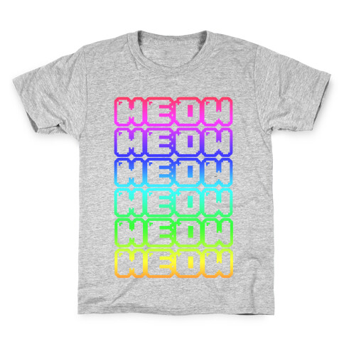 Meow Rainbow Kids T-Shirt