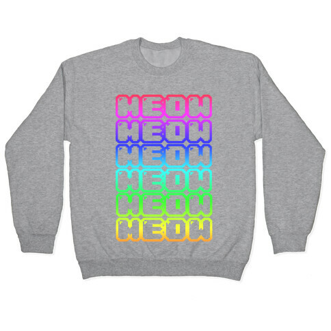 Meow Rainbow Pullover