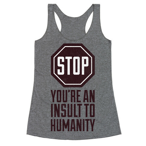 Stop Racerback Tank Top