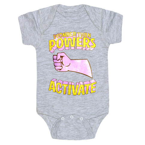 Wonder Twin Powers Activate 2 Baby One-Piece