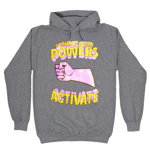 Wonder Twin Powers Activate 2 Hooded Sweatshirt