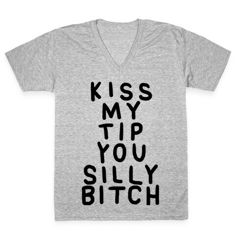Kiss The Tip V-Neck Tee Shirt