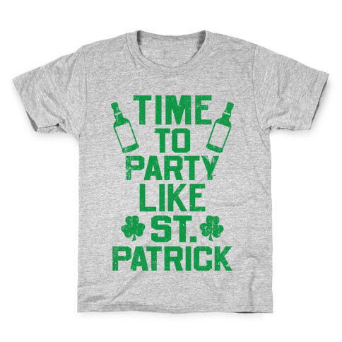 Time To Party Like St Patrick Kids T-Shirt