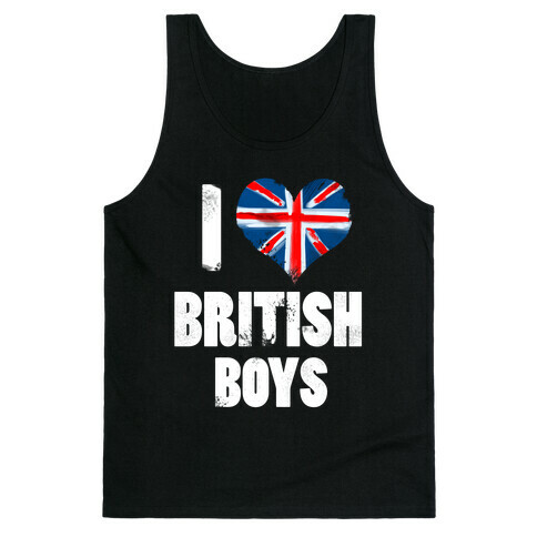 I (Heart) British Boys Tank Top