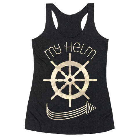 My Best Helm Racerback Tank Top