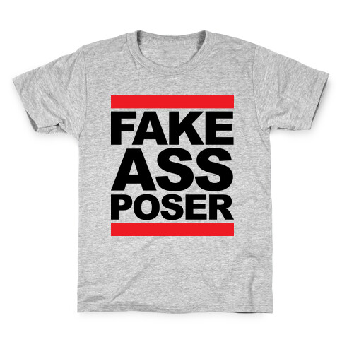 Fake Ass Poser (Run DMC) Kids T-Shirt