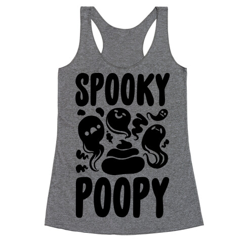 Spooky Poopy Racerback Tank Top