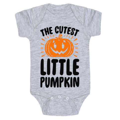 The Cutest Little Pumpkin Baby One-Piece