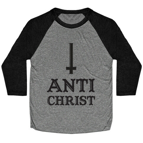 Baby Anti Christ Baseball Tee