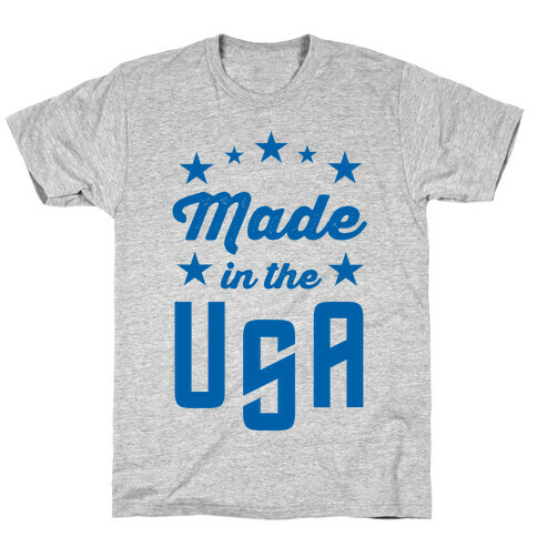 Made in the USA (Blue) T-Shirt