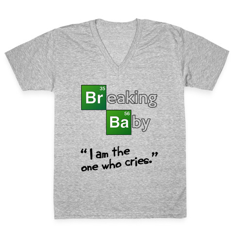 Breaking Baby V-Neck Tee Shirt