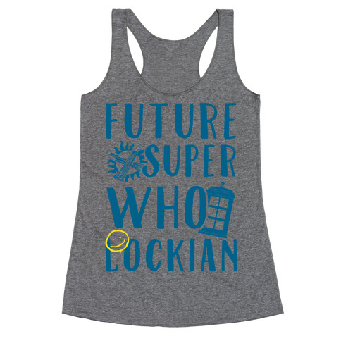 Future Superwholockian Racerback Tank Top